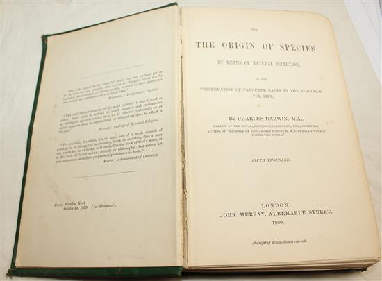 Darwin, Charles - On The Origin of Species,